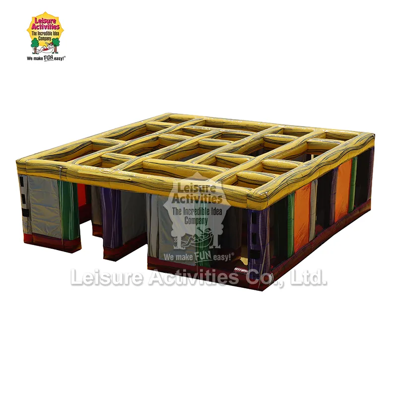 Opblaasbaar hybride doolhof