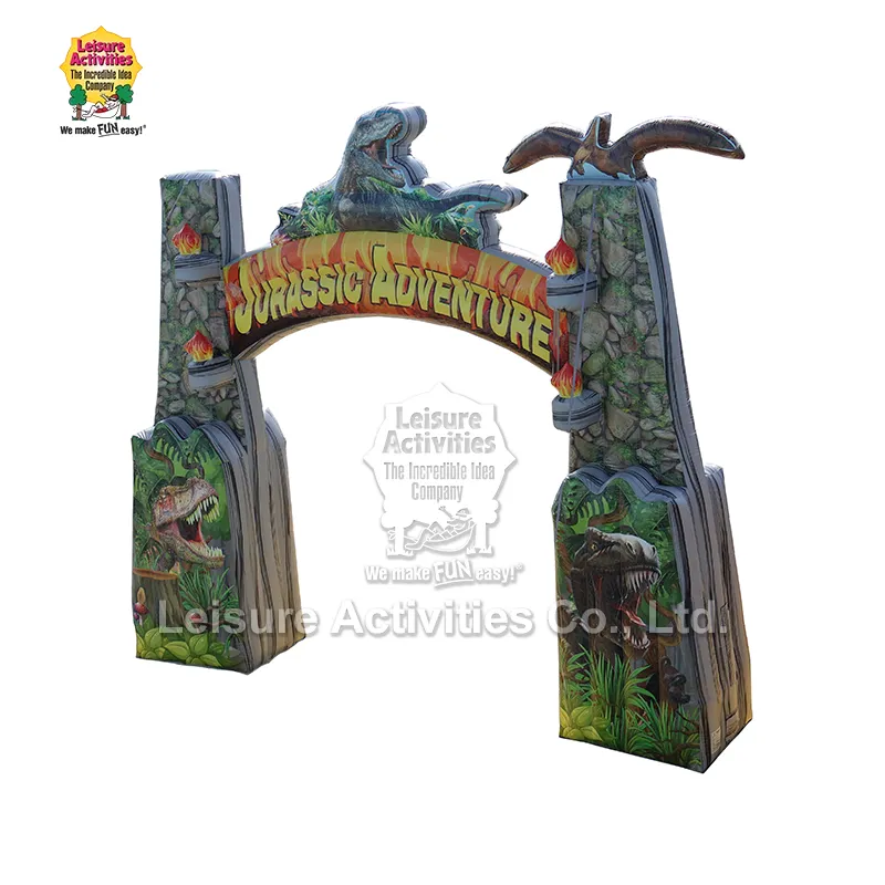 Opblaasbare Jurassic Adventure-boog