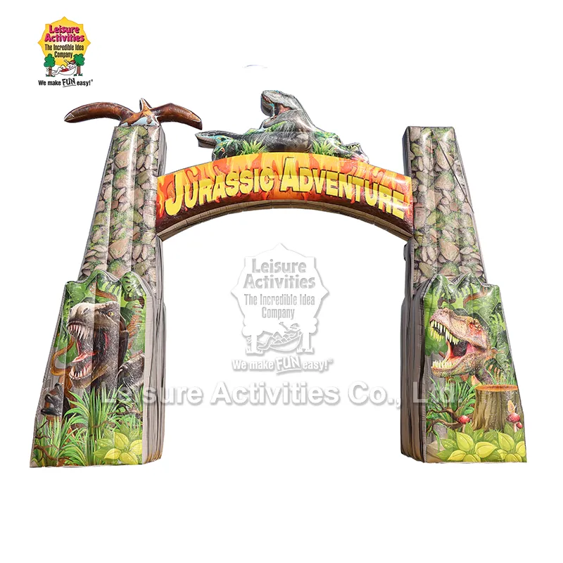 Opblaasbare Jurassic Adventure-boog