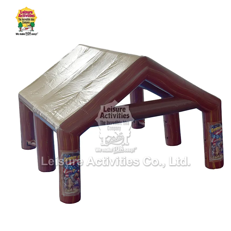 Opblaasbare mechanische stierentent