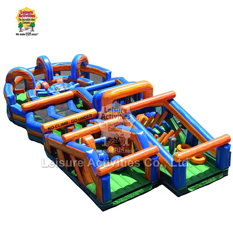 Mega Obstacle Run Opblaasbaar hindernissenparcours Mega Obstacle Run Opblaasbaar hindernissenparcours