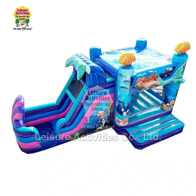 Super opblaasbare multiplay zeemeermin springkastelen Super opblaasbare multiplay zeemeermin springkastelen